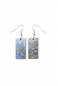 Monet Water Lily Earrings